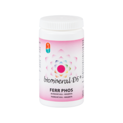 Cellular salt of FERR PHOS ILEZO 180 pastilles BIOMINERAL D6