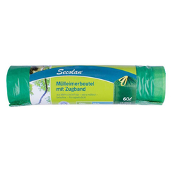 Eco-bags for basket 60L,15pcs SECOLAN