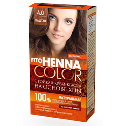 Henna 4.0 Cream Hair Color Chestnut 115ml Fitokosmetic