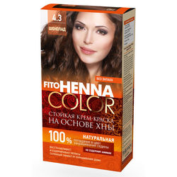 Creamy Hair Color Henna 4.3 CHOCOLATE 115ml Fitokosmetic