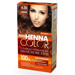 Krémová farba na vlasy Henna 4.36 Mokka 115ml Fitokosmetic