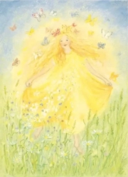 Marjan van Zeyl SPRING postcard-picture