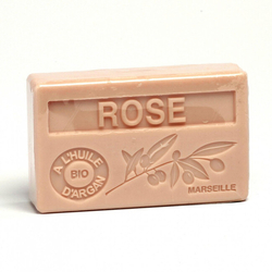 Soap ORGANIC argan oil - Rose 100g
