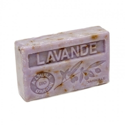 Soap BIO argan oil - Crumbled lavender (Lavandula) 100g