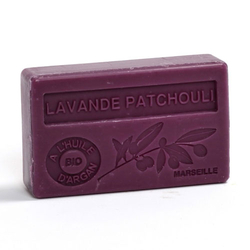 Soap with BIO argan oil Lavender (Lavandula) - Patchouli (Pogostemon cablin) 100g