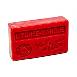 Soap BIO argan oil - Lychee (Litchi chinensis) + mango (Mangifera indica) 100g