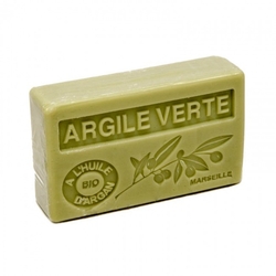 Soap BIO argan oil - Green clay 100g