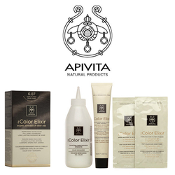 Natural color 6.87 Sandy Brown Pearl ELIXIR APIVITA