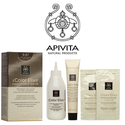 Very light blonde natural color Pearl APIVITA 9.87 ELIXIR