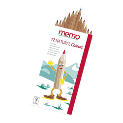 Natural pencils 12species 1pcs MEMO