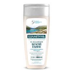 Shampoo with Valdai white clay and liquid keratin complex 270ml Fitocosmetic