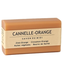 CINNAMON-ORANGE Organic soap shea butter 100g