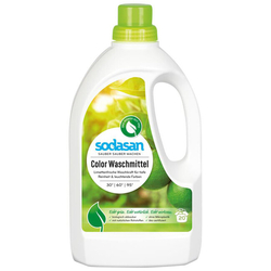 Liquid detergent for coloured clothes Sweet lime 1.5l Sodasan