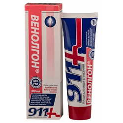 VENOLGON 911 Chestnut Cream cosmetic gel for blood vessels, tired legs 100ml