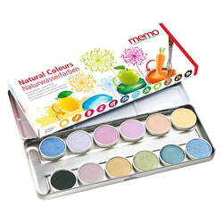 Water natural colors 12species 1pc MEMO