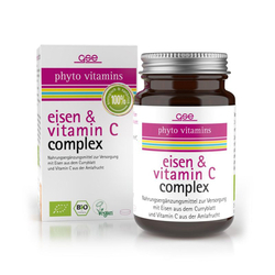 Iron & vitamin C complex VEGAN BIO 60tbl.