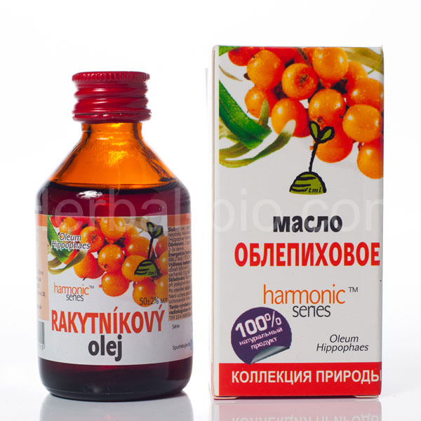 100% Sea buckthorn (Hippophae) oil 50ml