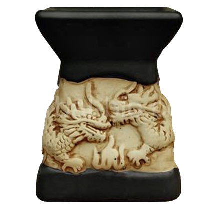 Aroma lamp BAS-RELIEF BLACK DRAGONS