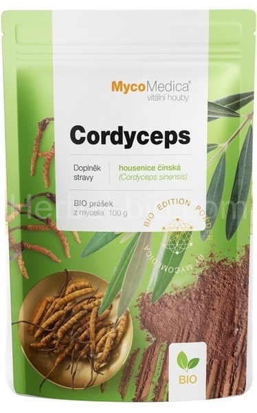 Cordyceps powder BIO 100g MYCOMEDICA