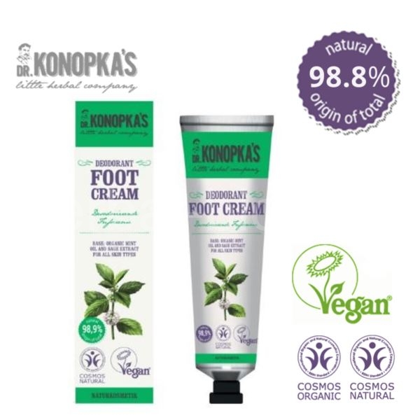 Deodorizing Foot Cream 75ml Dr. Konopka's
