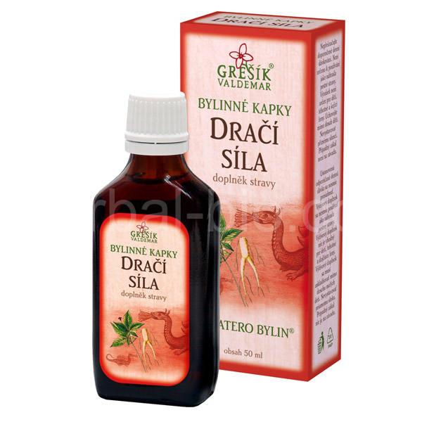 Dragon strength herbal drops 50ml Grešík