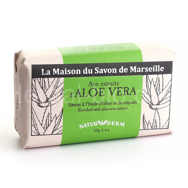 MARSEILLE Soap NATURIDERM - Aloe Vera 125g