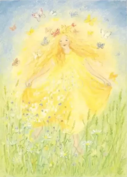 Marjan van Zeyl SPRING postcard-picture