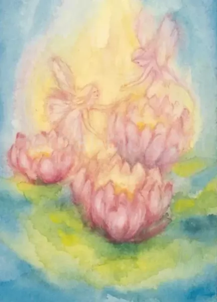 Marjan van Zeyl FAIRIES postcard-picture