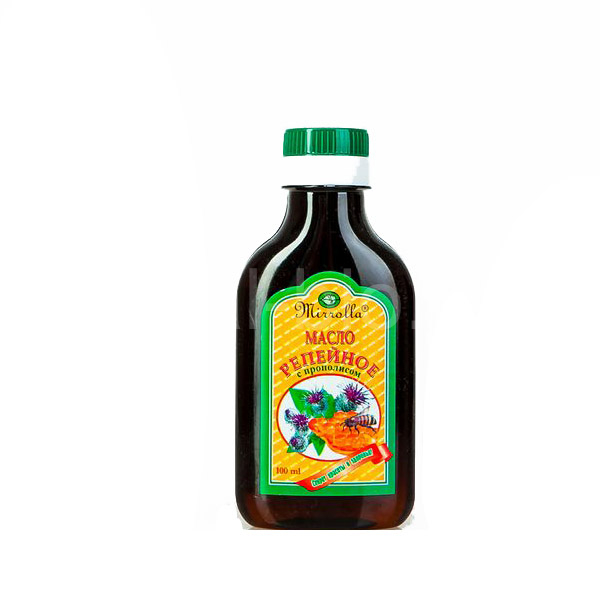 MIRROLLA Burdock (Arctium) oil with propolis extract 100ml