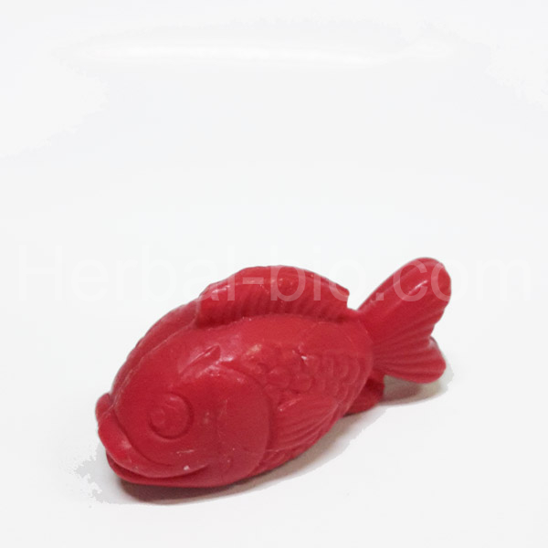 Animal soap - Little golden fish (raspberry) 28g