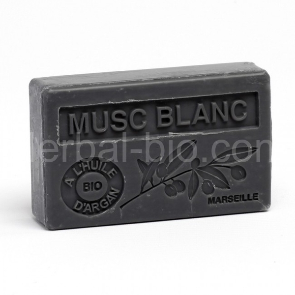 Soap BIO argan oil - White musk 100g