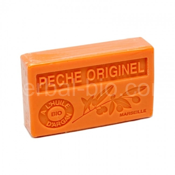 Soap BIO argan oil - Peach 100g