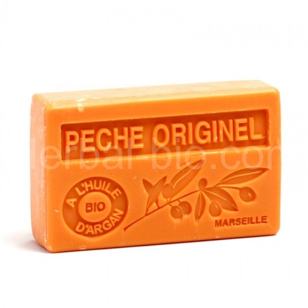 Soap BIO argan oil - Peach 100g