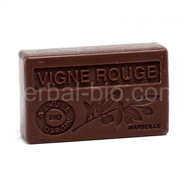 Soap BIO argan oil - Red grape 100g