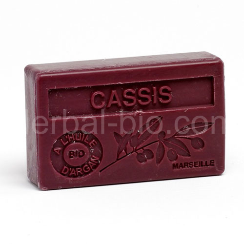 Soap BIO argan oil - Blackcurrant (Ribes nigrum) 100g