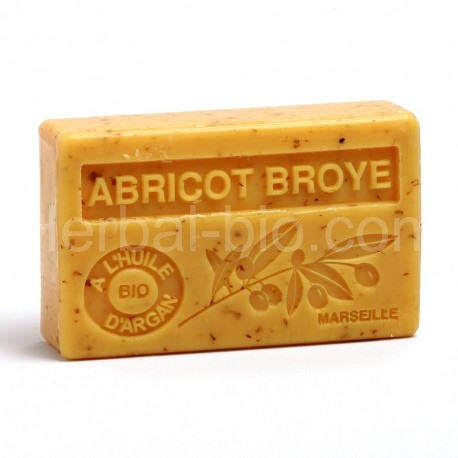 Soap BIO argan oil - Crumbled apricot 100g