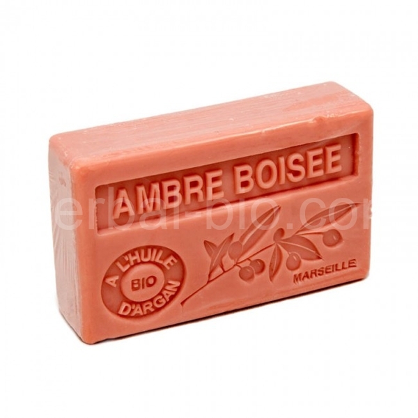 Soap BIO argan oil - Amber wood 100g