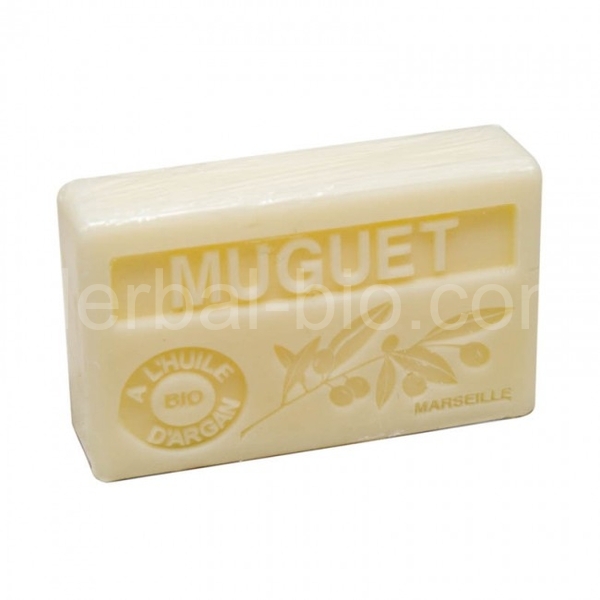 Soap BIO argan oil - Lily of the valley (Convallaria majalis) 100g