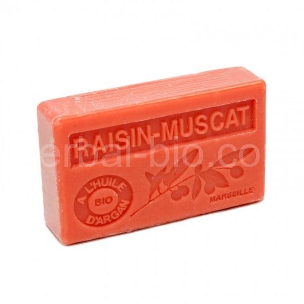 Soap BIO argan oil - Geranium grape 100g
