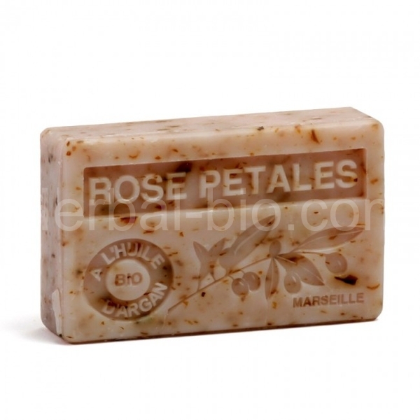 Soap BIO argan oil - Rose petals 100g