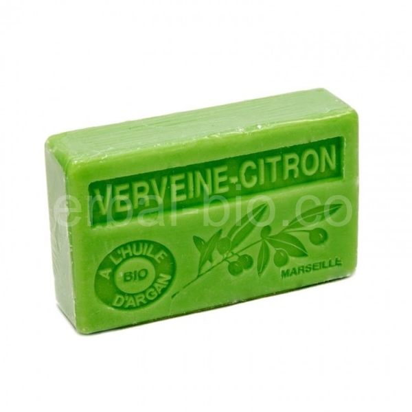 Soap BIO argan oil - Vervain (Verbena) + lemon (Citrus limon) 100g