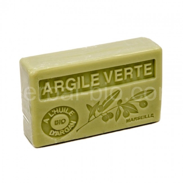 Soap BIO argan oil - Green clay 100g