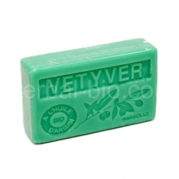 Soap BIO argan oil - Vetiver (Chrysopogon zizanioides) 100g