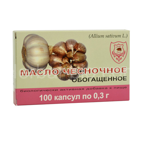 Enriched garlic oil 100cps.