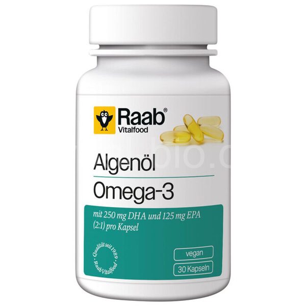 OMEGA 3 seaweed oil 30kps. RAAB VITAL