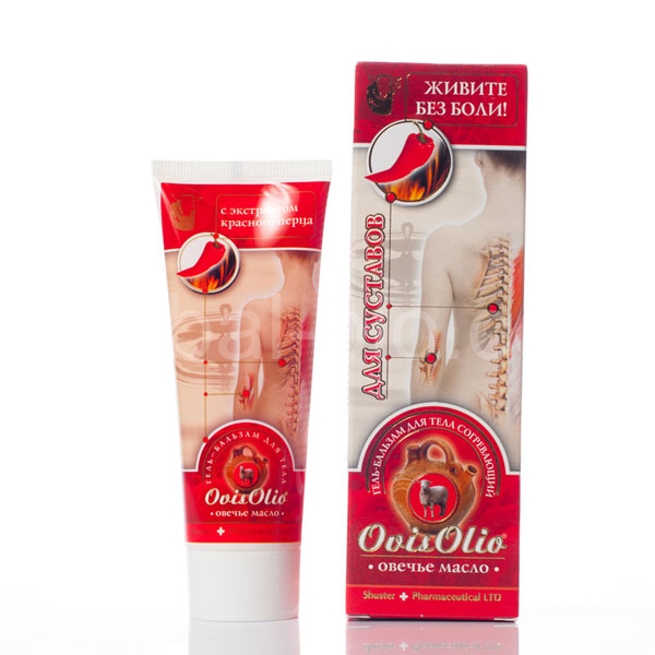 Ovis Olio warming gel with chili pepper 70g