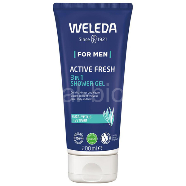 Men's Active Shower Gel 3in1 200ml Weleda