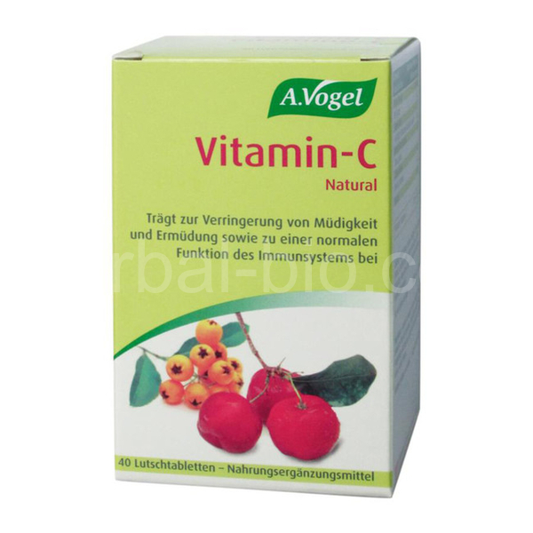 Lozenges VITAMIN C 40pcS Acerola-Sea buckthorn-Rosehip