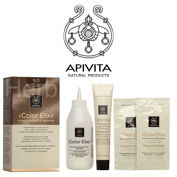 Natural Color 9.0 light Blonde ELIXIR APIVITA