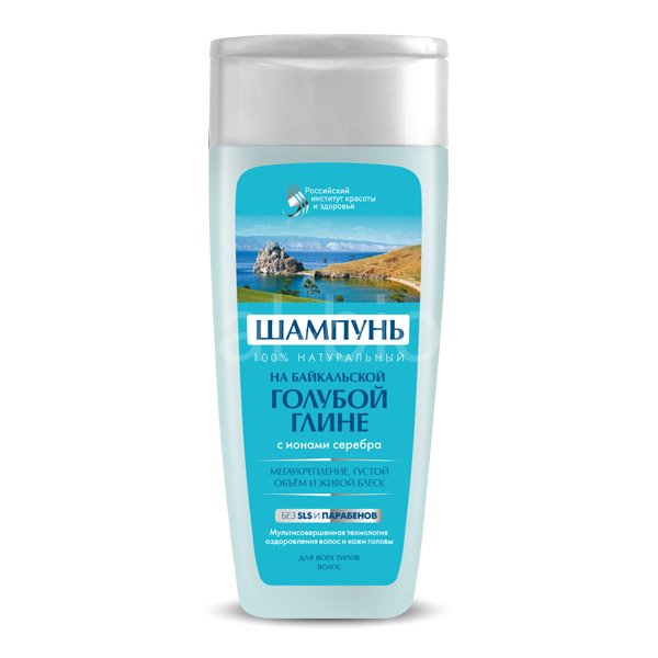 Shampoo with Baikal blue clay and silver ions 270ml Fitocosmetic
